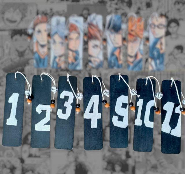 Marcadores Haikyuu!! (7 uds.)