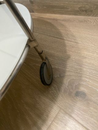 Mesa centro Ikea cristal acero