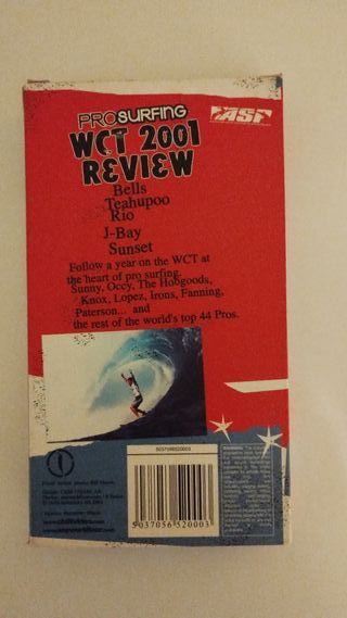 VHs Prosurfing WCT 2001 review