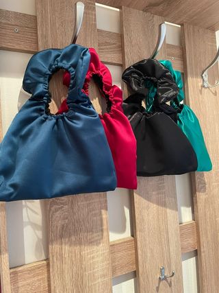 Bolsos de mano fruncidos