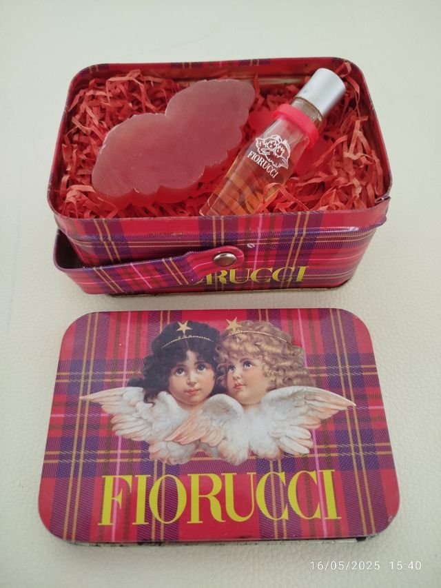 Profumo Fiorucci scatola latta