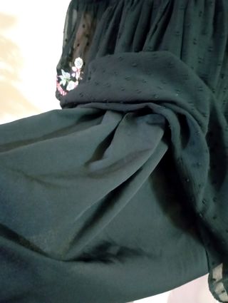 Vestito Zara nero scollo a barca