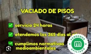 Vaciado pisos: Servicio 24/7