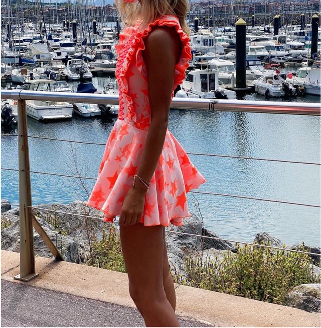 Vestido naranja fluor neon Guts and love S