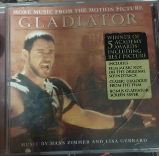 CD Gladiator banda sonora