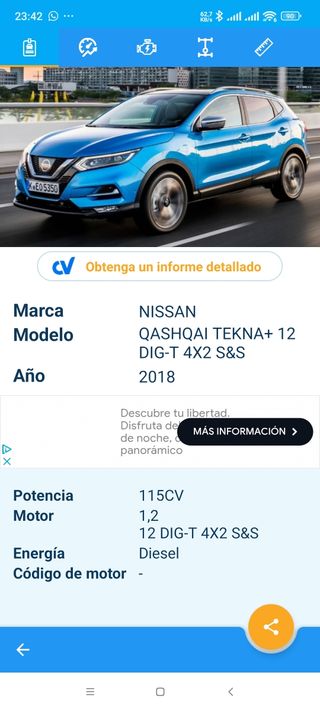 Nissan Qashqai piezas