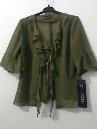 Blusa Globullo Verde S/M - Elegante