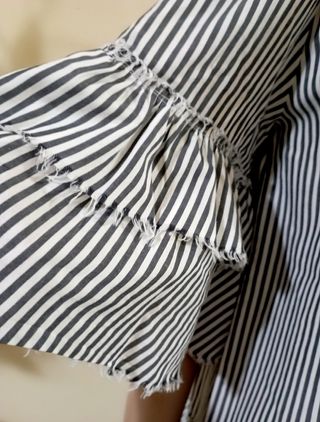 Vestito Zara a righe bianco-nero