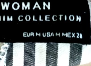 Vestito Zara a righe bianco-nero