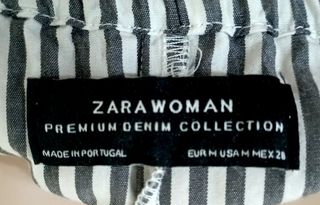 Vestito Zara a righe bianco-nero