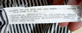 Vestito Zara a righe bianco-nero