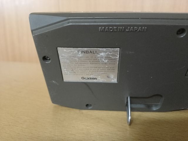 VELHA CONSOLA DE PINBLALL GAKKEN
