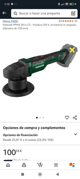 Pulidora orbital Parkside
*NUEVA*
