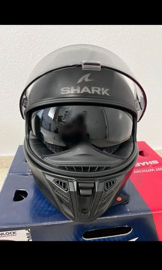 Casco Shark Spartan CARBON RS black matt - Talla M