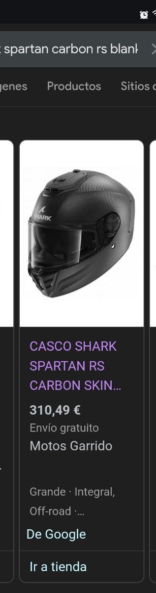 Casco Shark Spartan CARBON RS black matt - Talla M