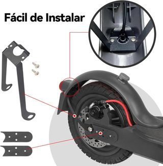 Guardabarros Xiaomi completo m365 1s pro Pro2 ..