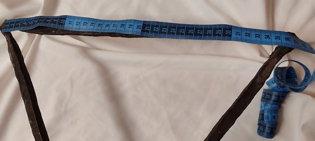 Trébede 37cm hierro forjado para cocinar con fuego