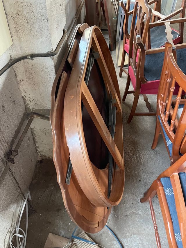 Mesa madera con 4 sillas