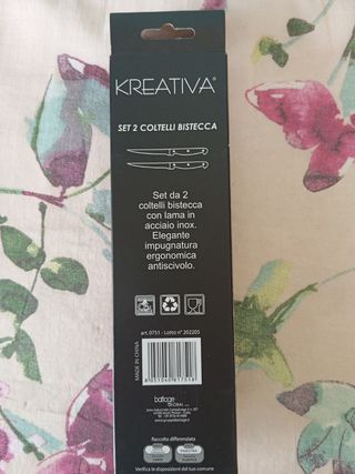 Set 2 coltelli bistecca