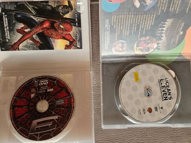 Lotto 4 DVD Men in black 2 spider man 3