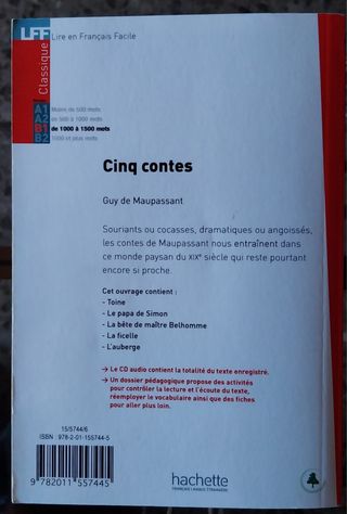 Cinq Contes + CD Audio MP3 (B1) (Lff (Lire En F...
