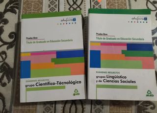 Libros para la prueba libre de la ESo