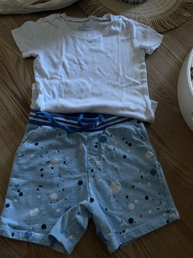 Bimbo t shirt e calsoncino