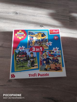 Puzzle Fireman Sam 3 en 1