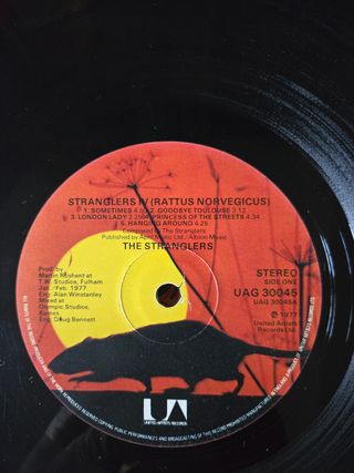 Vinilo The Stranglers  - IV Rattus Norvegicus