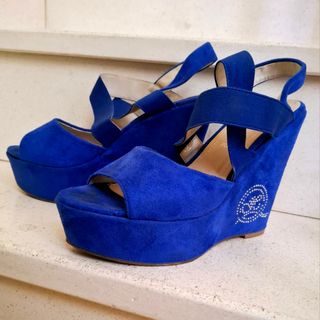 Sandali Queen Helena blu tg. 39