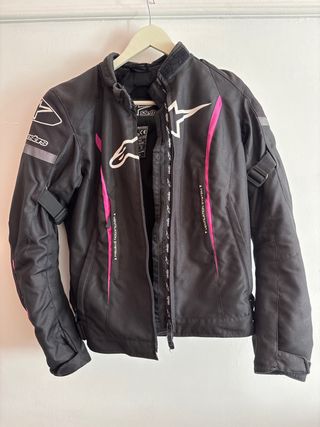 Chaqueta moto mujer