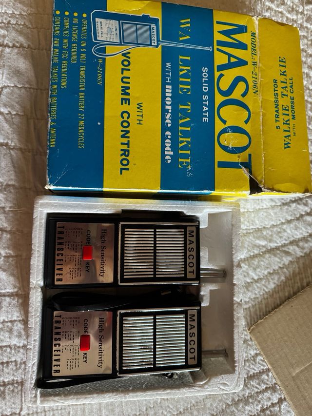 Walkie Talkies Mascot Vintage