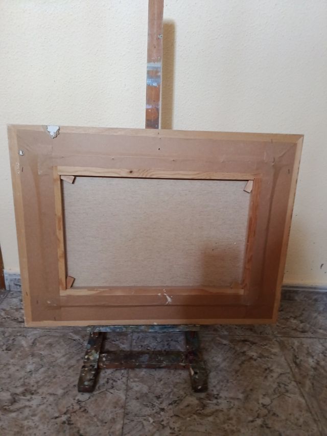 Cuadro grande arlequines.