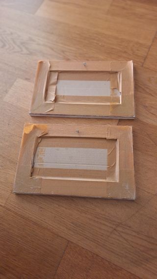 2 Cuadros de cocina en madera original.
