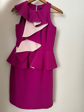 Vestido Silvia Navarro - Rosa y Morado