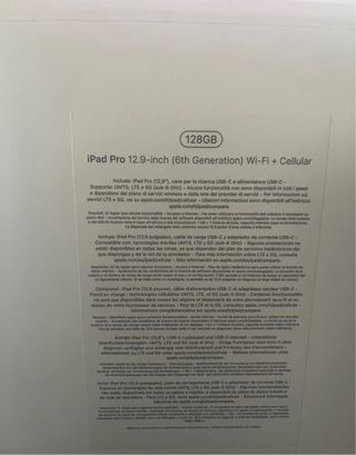 Ipad pro 12.9” pro 128GB  como nuevo