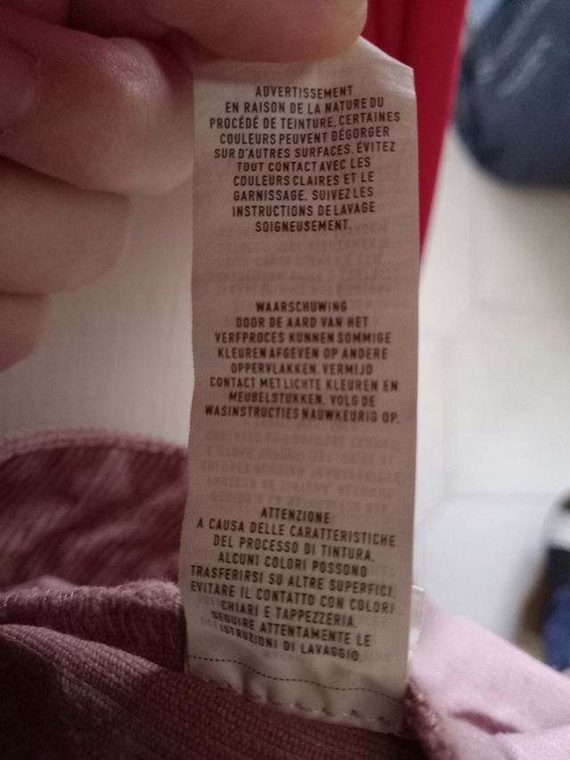 Pantaloni rosa a zampa costine cotone