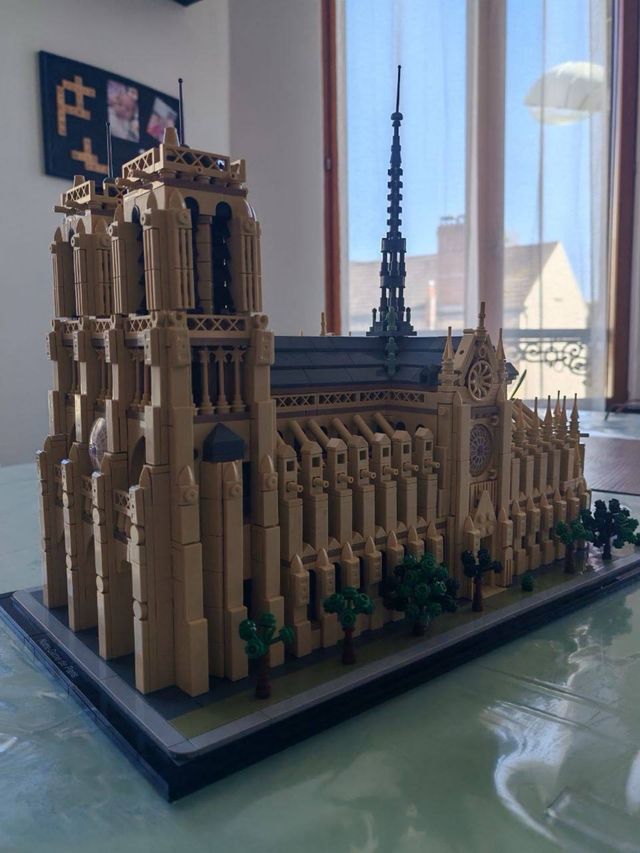 Bloques Construc Architecture Notre Dame 21061 leg