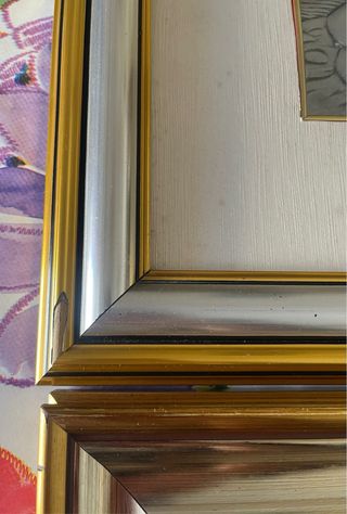 Set di quadri con lastre in argento 800/925 con cornice e vetro