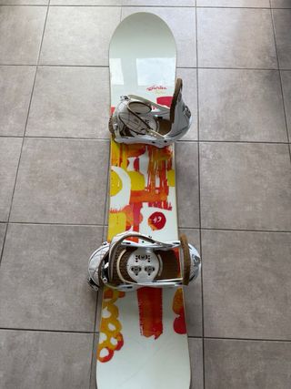 Tabla Snow Burton + Fijaciones +funda