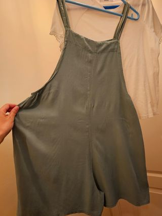 Peto y camiseta - Verde y blanco