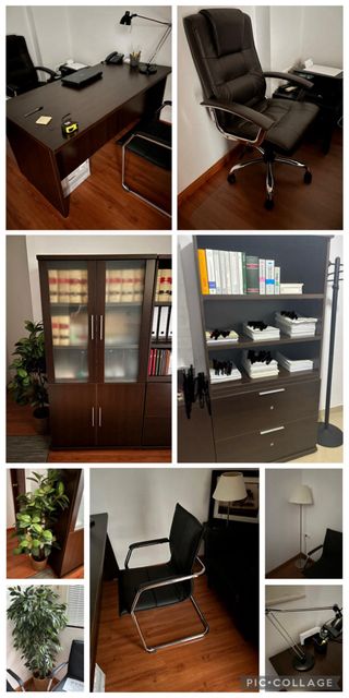 CONJUNTO DE MUEBLES DESPACHO COMPLETO