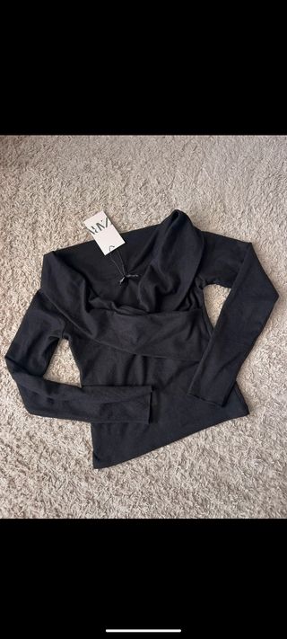 Top negro zara talla S