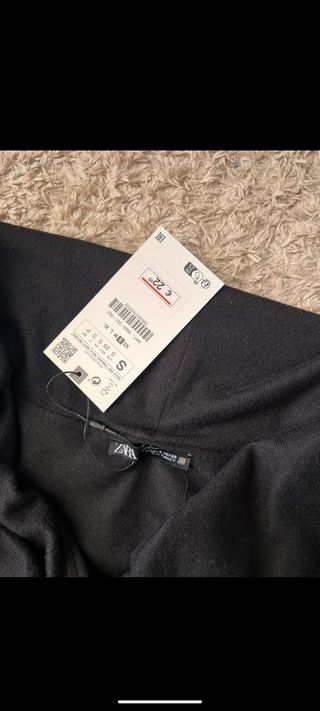Top negro zara talla S