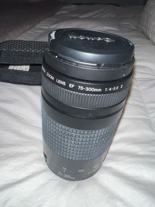 Objetivo Canon zoom lens EF 75 300