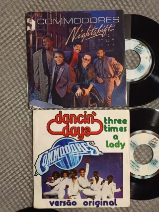 lote 5 singles COMMODORES