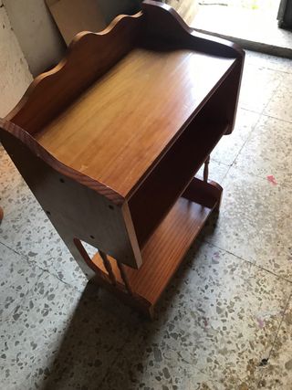 Estantería madera 3 baldas y espejo regalo jamoner