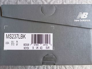 Zapatillas New Balance 237 talla 43 negro