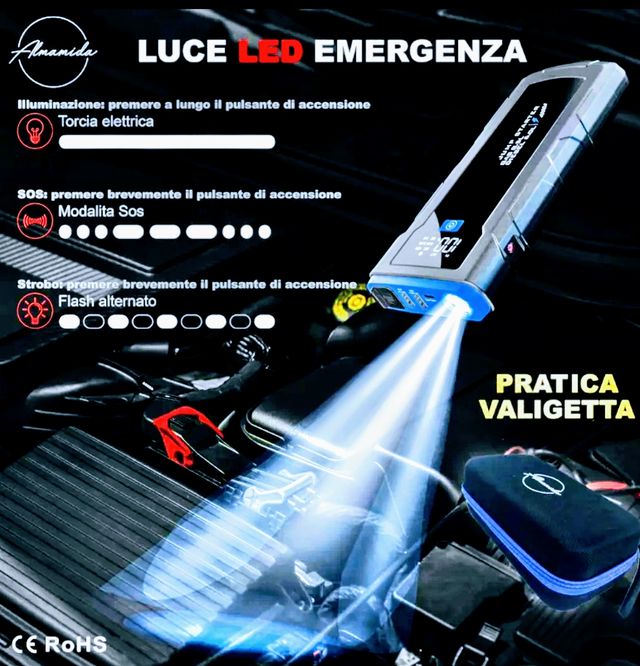 Booster starter batteria 4000 Ampere