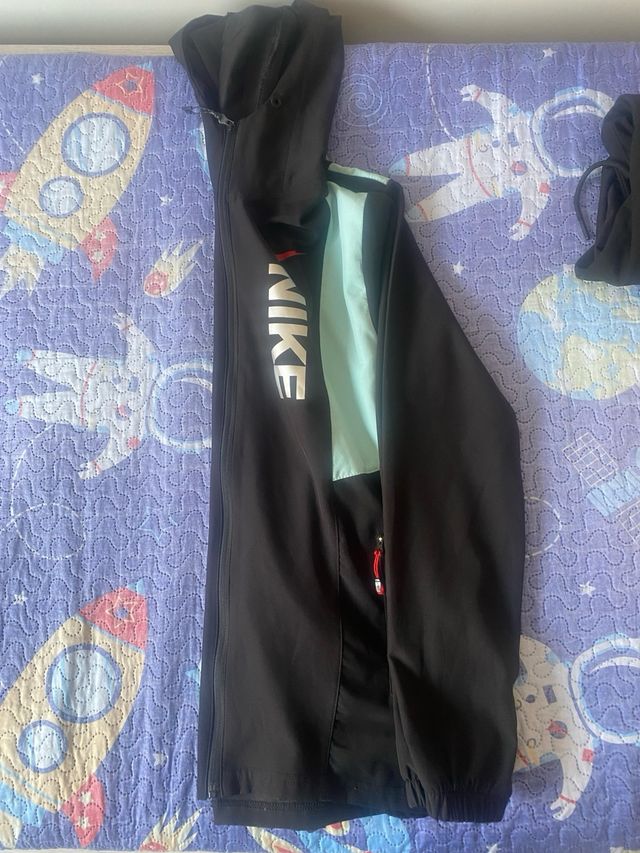 Chándal  - Negro y Verde Agua